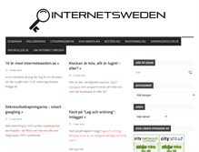 Tablet Screenshot of internetsweden.se